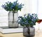 10 Pack Artificial Flowers California Faux Blueberries Artificial Stems for Decorating Blueberry Picks Fruit Fake Silk Flowers Home Decorative Party Wedding (Blue)